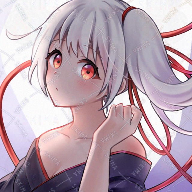 赤い目の女の子