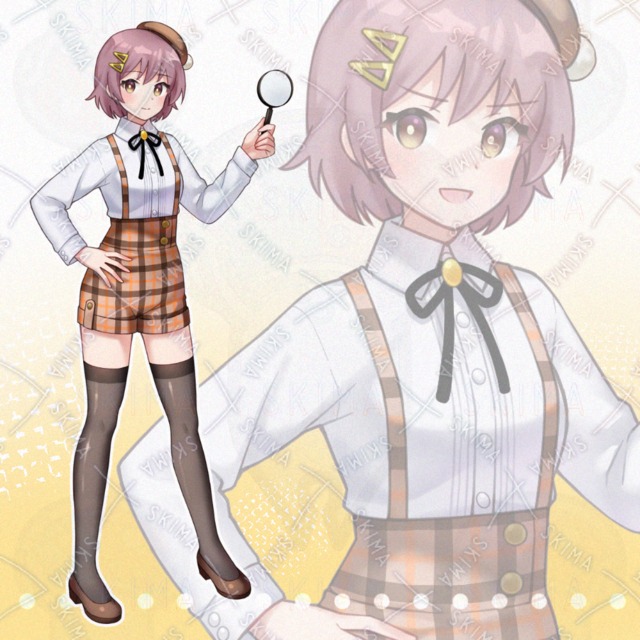 探偵の少女　表情6種