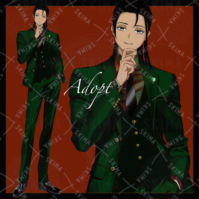Adopt /褐色のスーツを着た男性