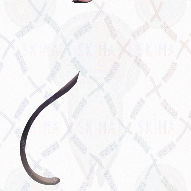 Image 11 of Summer Black Hair White Dress Girl: 7 Facial Expressions + Ear, Tail, and Flower Variations