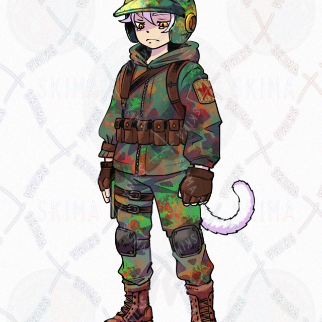猫耳少年兵　立ち絵の商品画像3枚目
