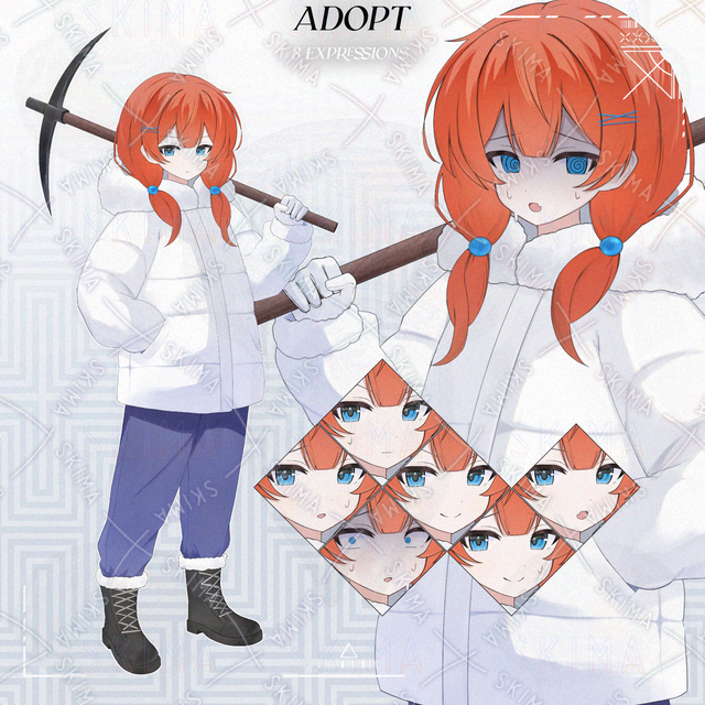 【表情8種】adopt
