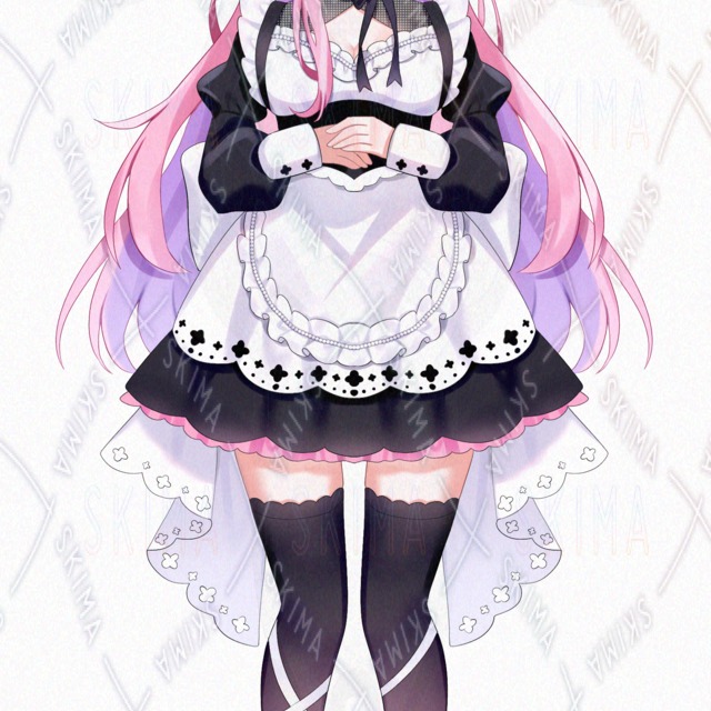 Image 11 of Pink-Haired Maid (10 Expressions)