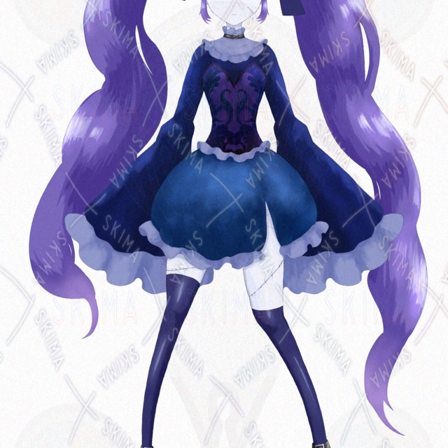 Image 4 of Patchwork Gothic Lolita Digital Product