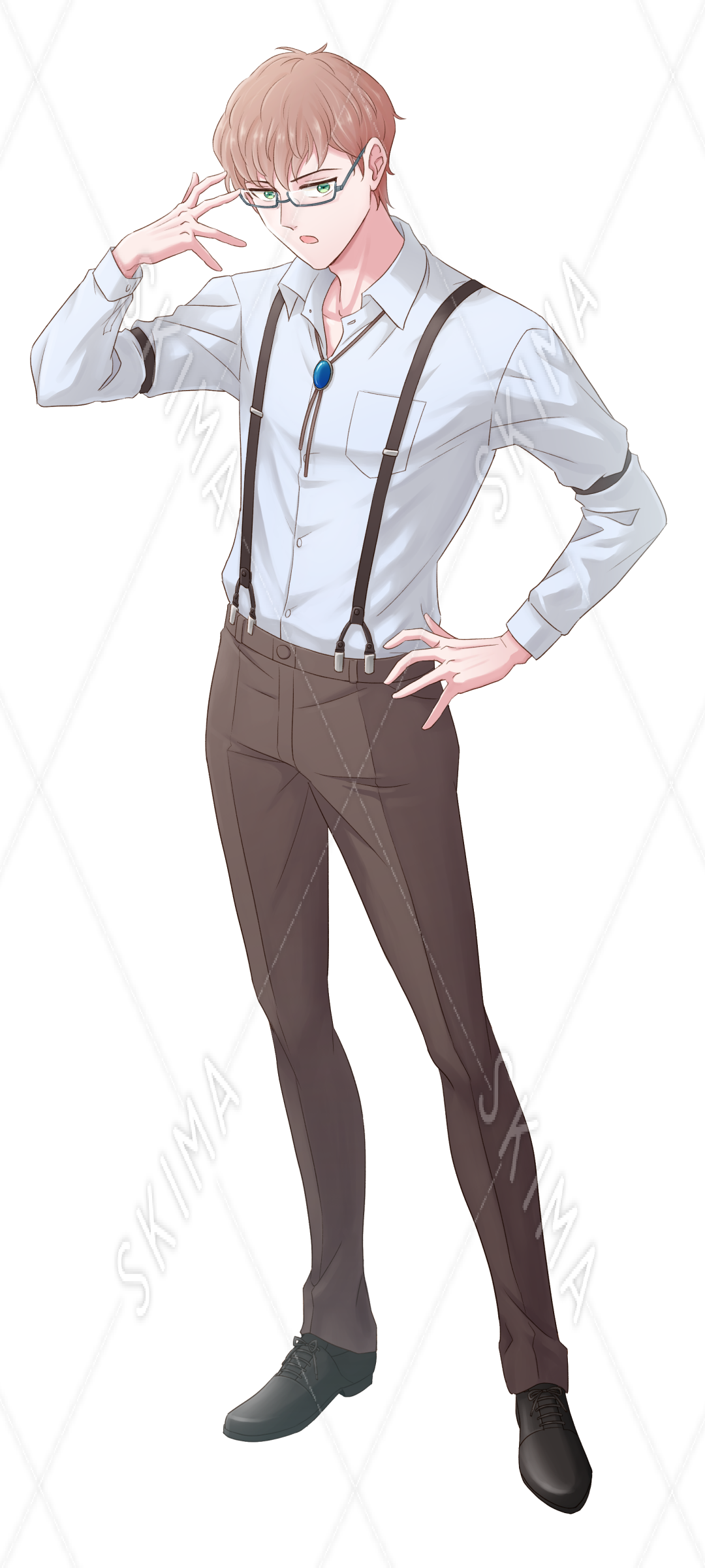 サスペンダーの男性 スキマ スキルのオーダーメイドマーケット Skima