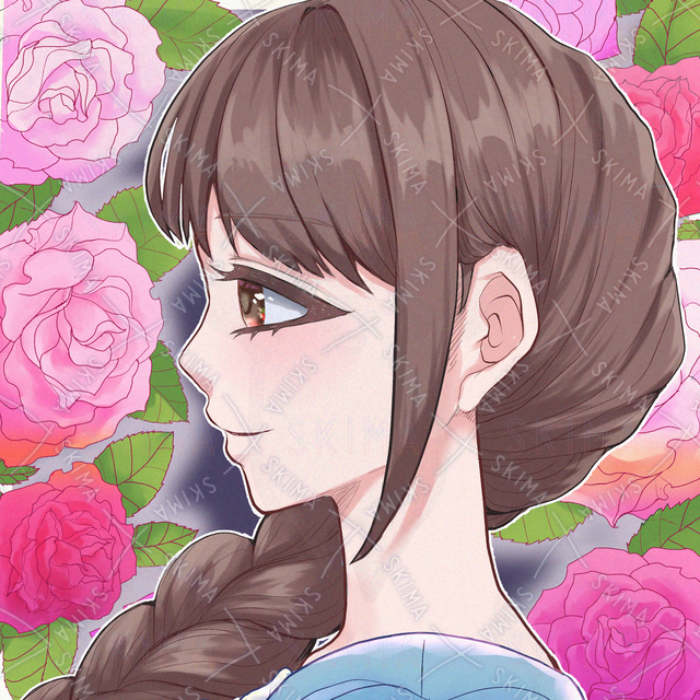 Image of Social Media Icons – May Birth Flower Motifs