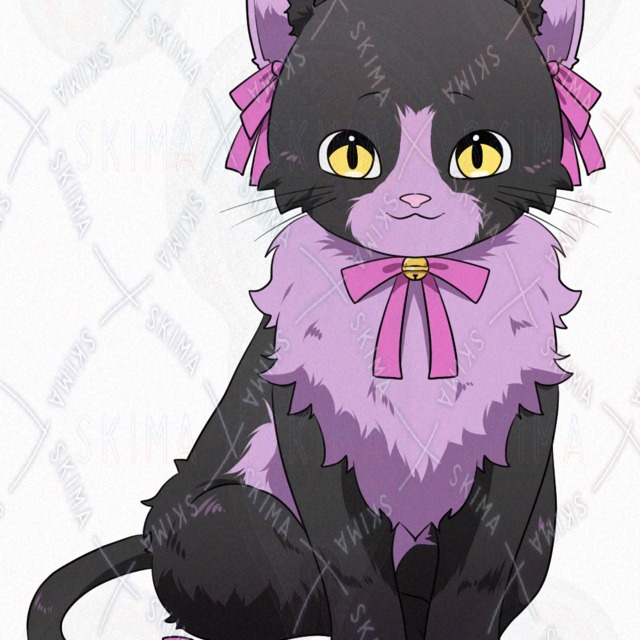 Image 11 of 9 Expressions + Cat Girl with Animal Ears Digital Asset Pack