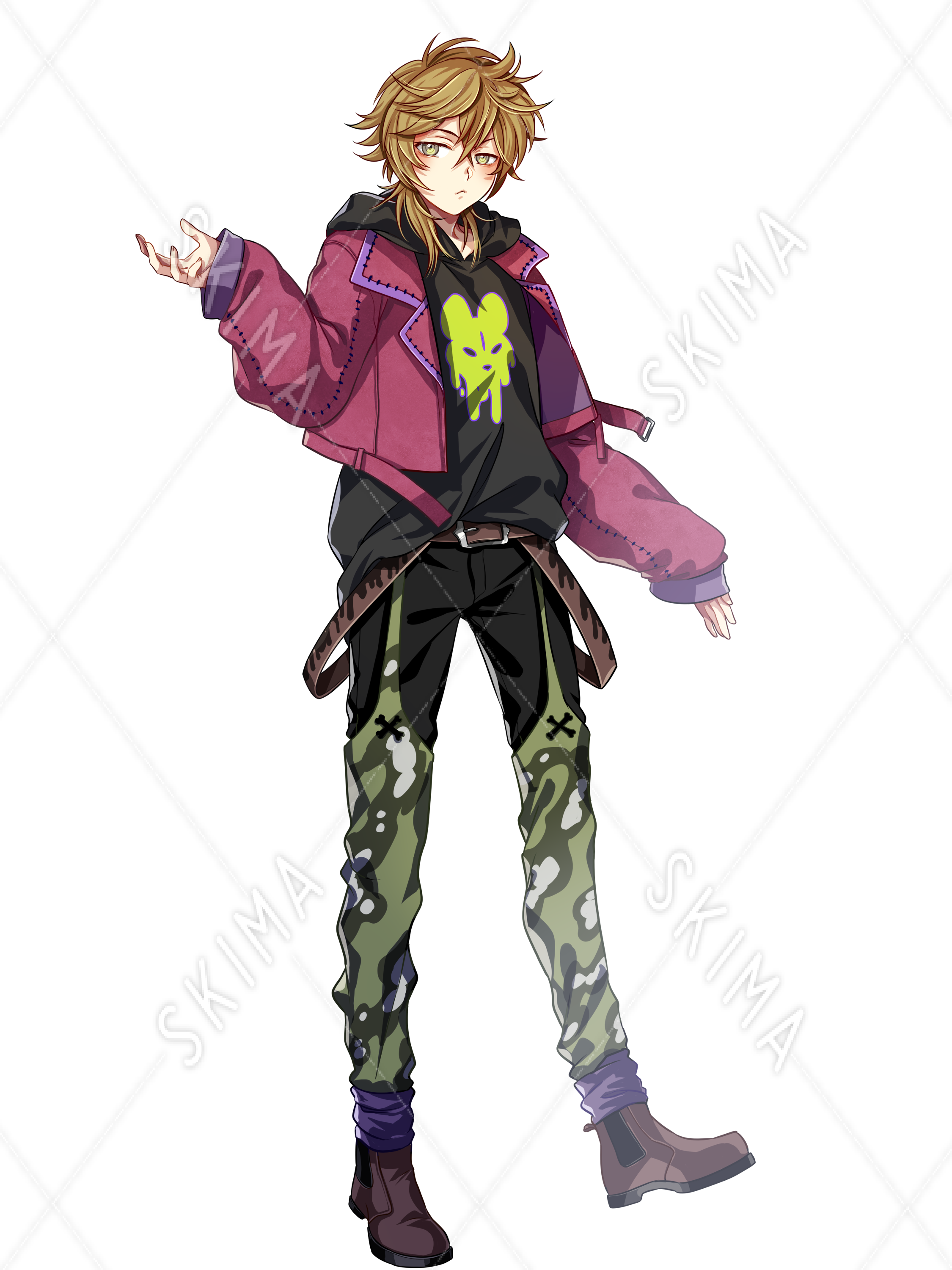 Adopt12 立ち絵 ミニキャラ 表情6種 けも耳尻尾 スキマ スキルのオーダーメイドマーケット Skima