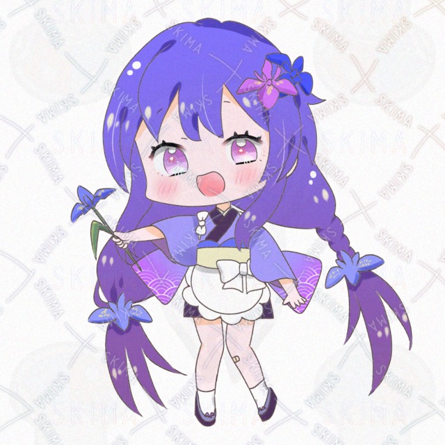 Image 2 of Iris Field Girl [Variation 6]