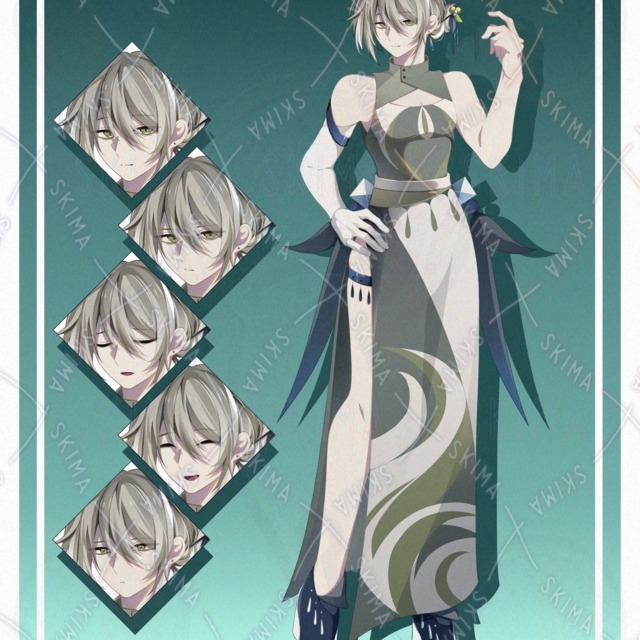 キャラ立ち絵　5種