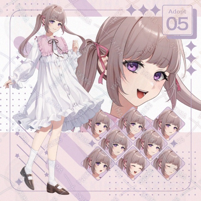 Image of Adopt_05 – 8 Expression Variations