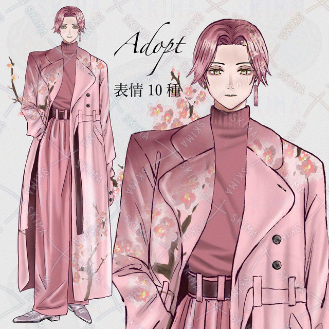 Adopt / 桜柄の男性