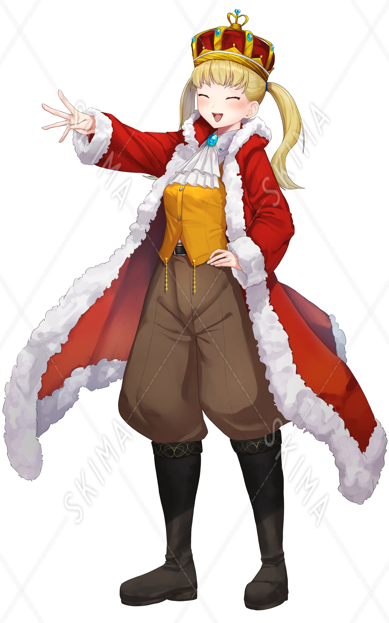 王様の格好をした少女 スキマ スキルのオーダーメイドマーケット Skima