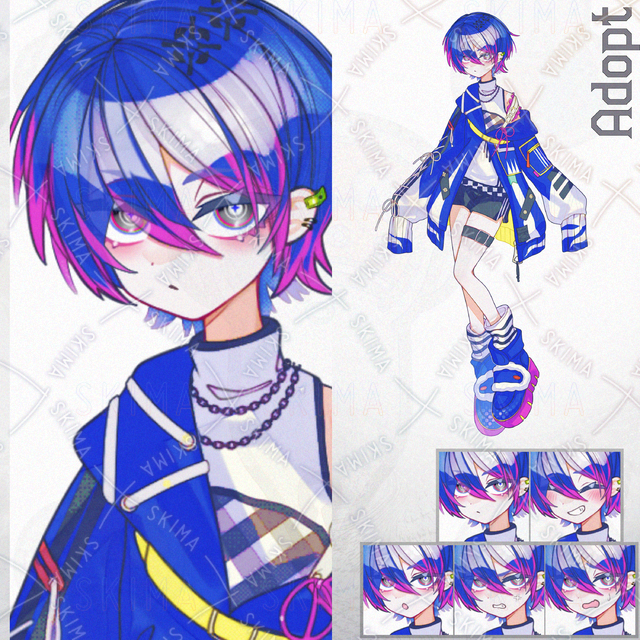 Image of [Adopt_149] 5 Facial Expressions