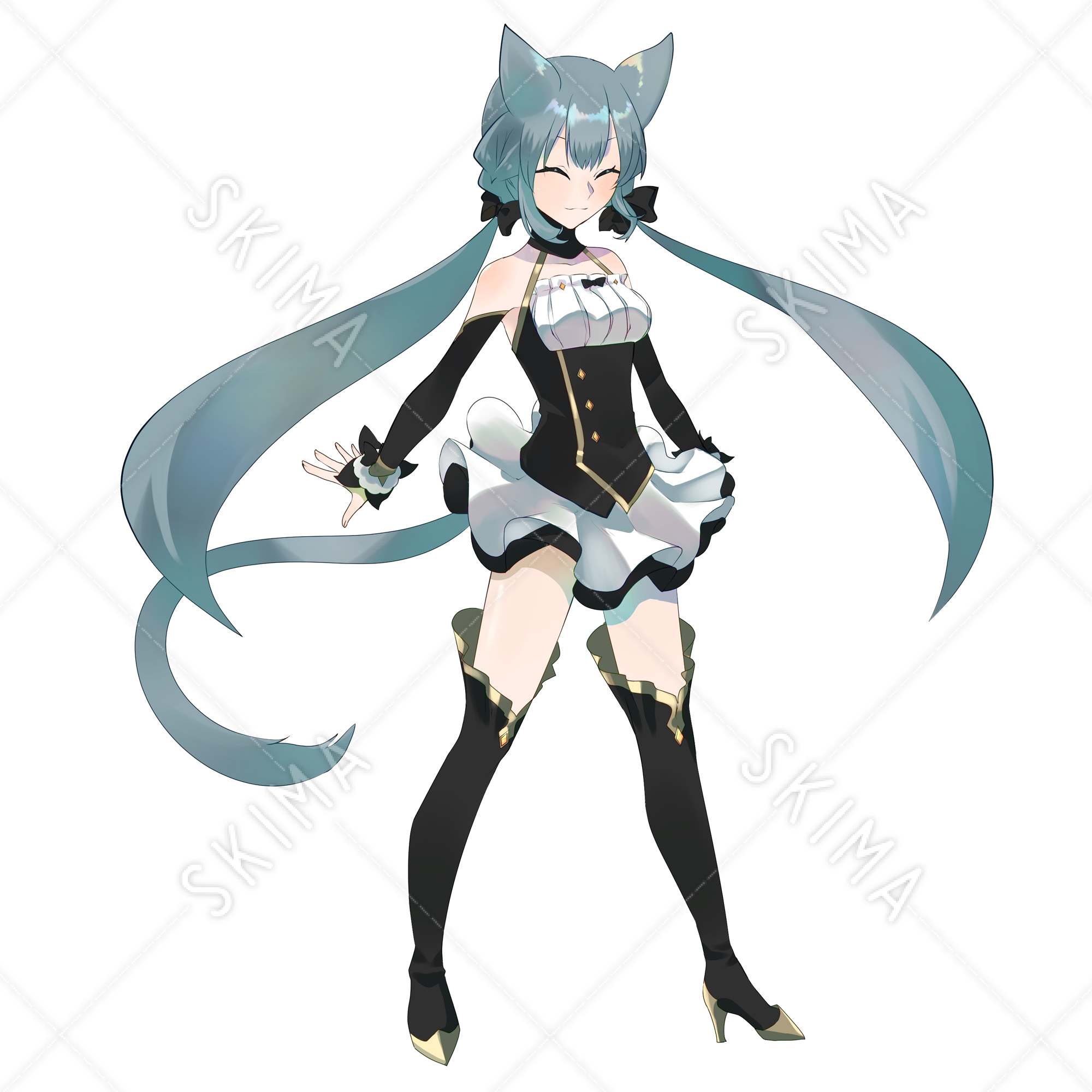 Adopt 猫 女の子 差分8枚 スキマ スキルのオーダーメイドマーケット Skima