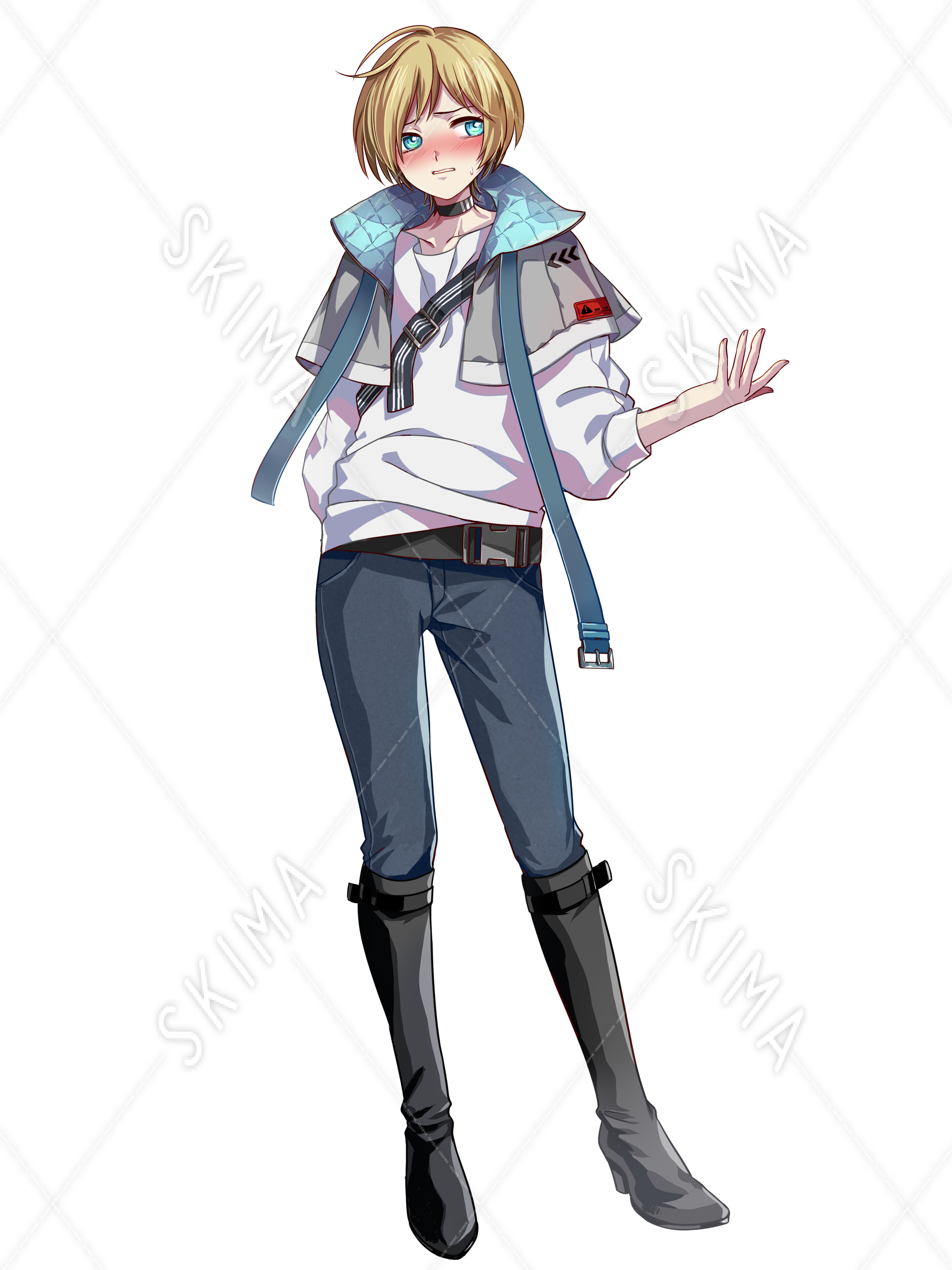 Adopt14 立ち絵 ミニキャラ 表情6種 けも耳尻尾 スキマ スキルのオーダーメイドマーケット Skima