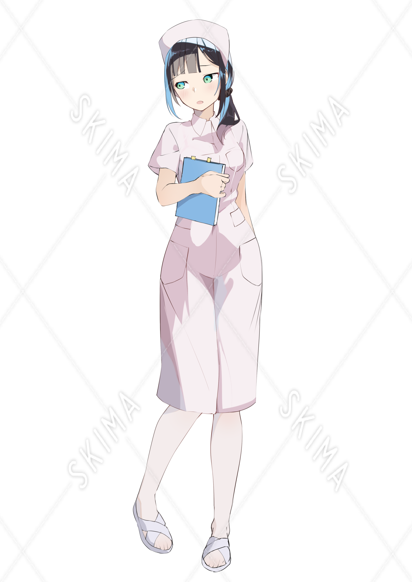 看護師 差分10種 ポーズ差分含む 表情追加可 スキマ スキルのオーダーメイドマーケット Skima