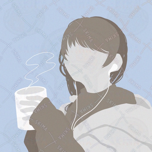 部屋着の女の子
