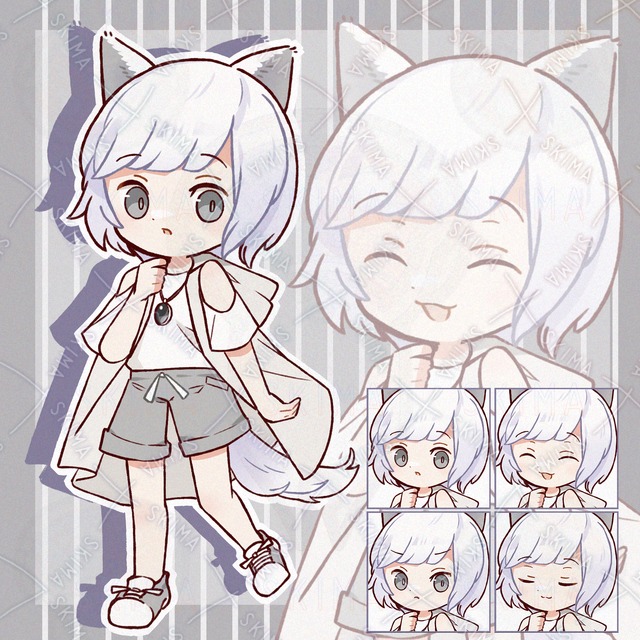 狐耳のキャラクター
