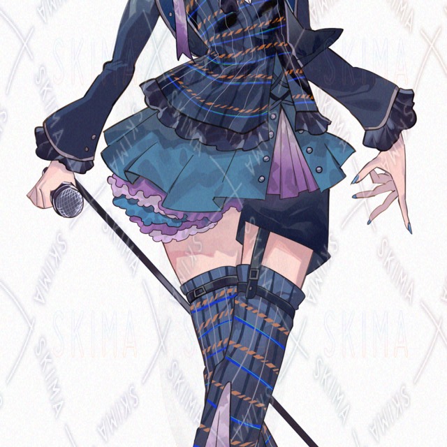 Vocalist Girl Character Art Set (9 Images) 的商品圖片第 7 張