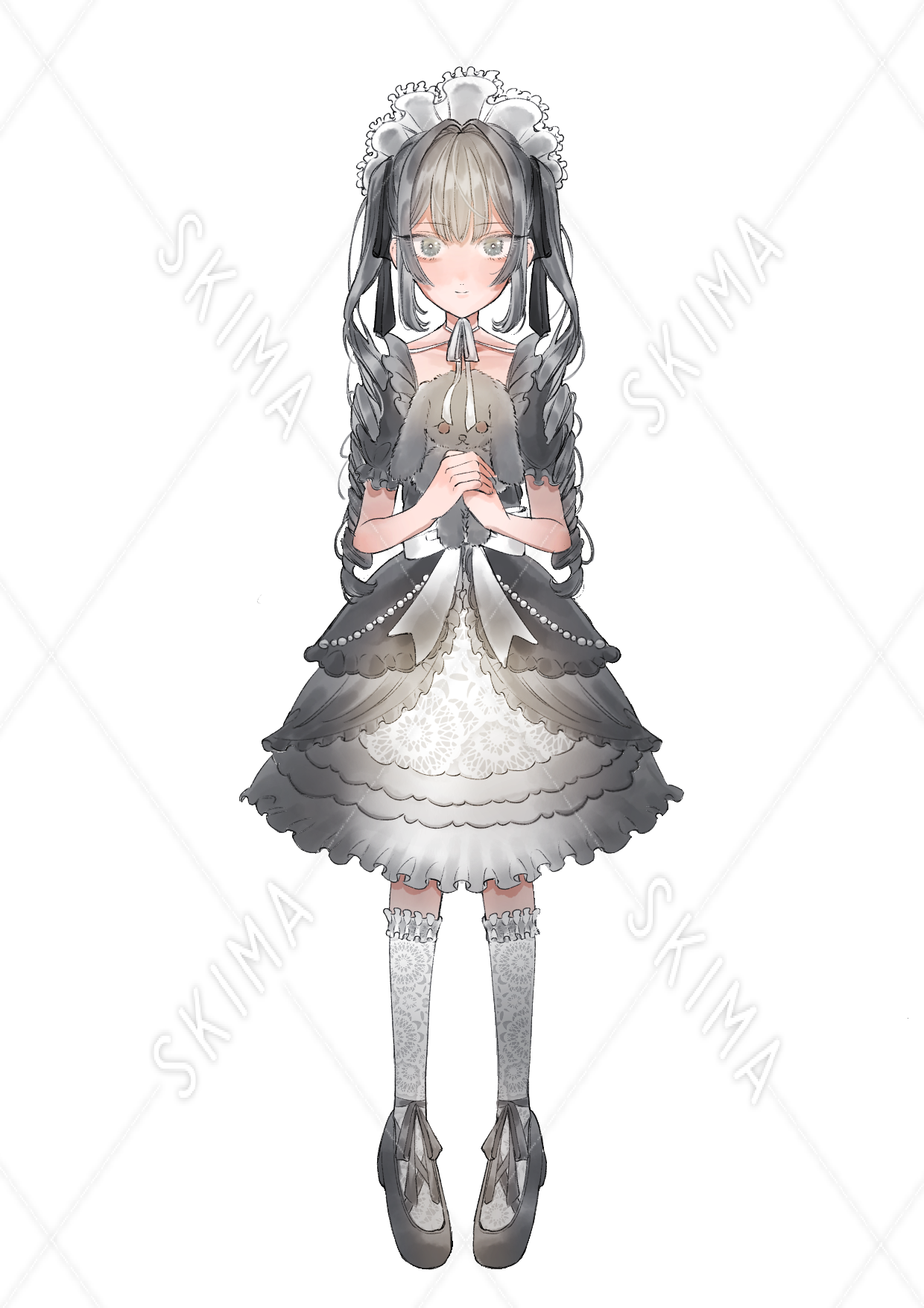 ゴスロリ少女 表情6種 スキマ スキルのオーダーメイドマーケット Skima