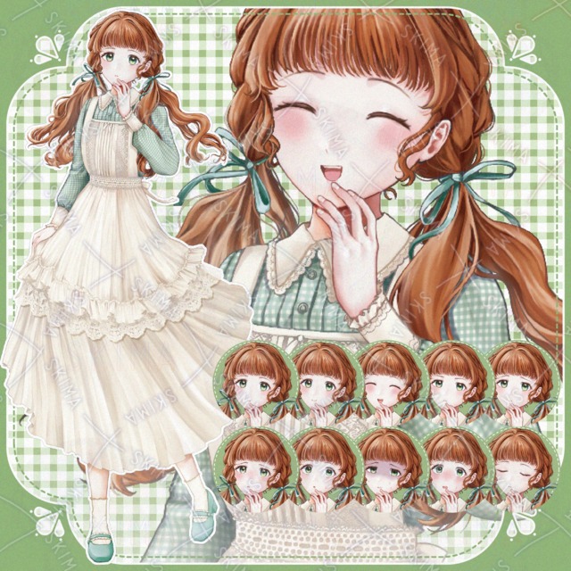 春服ちゃん【表情差分10種類】