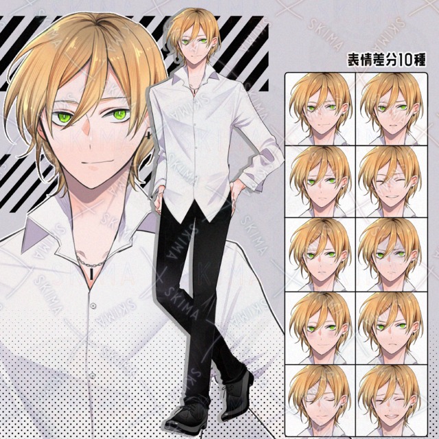 白シャツの男性