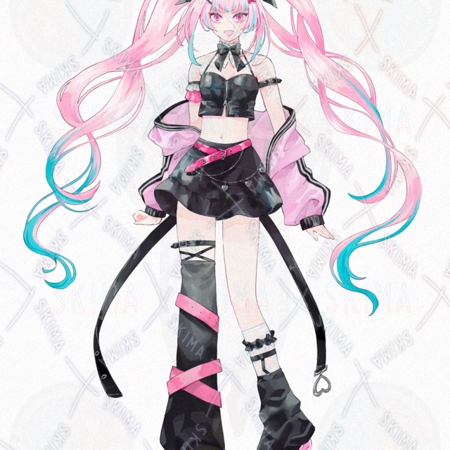 4 Expression Variations: Twin-Tailed Girl 的商品圖片第 5 張