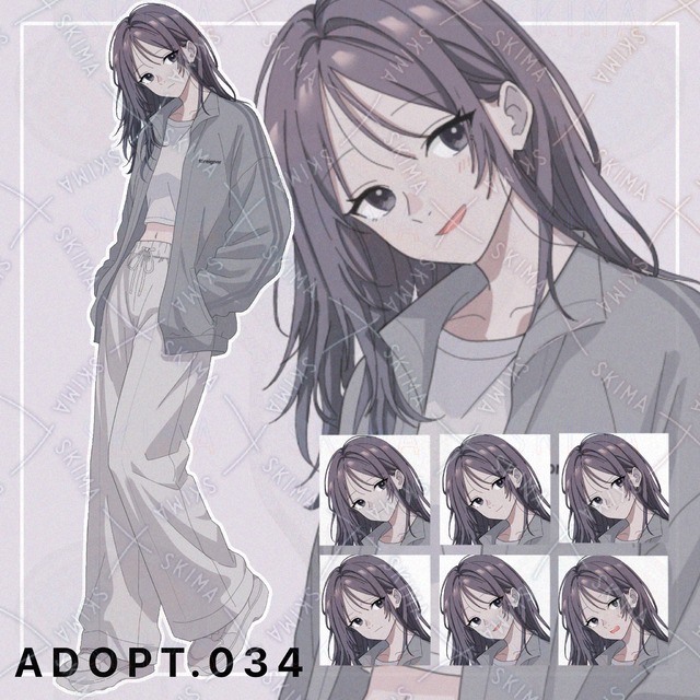 【opt】ストリート系の女の子
