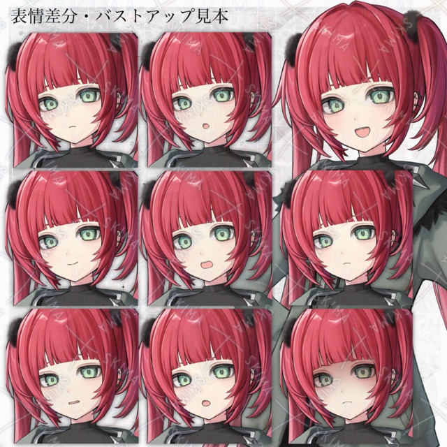 9 Expressions: Metal Bat, Red Twin-Tails 的商品圖片第 2 張