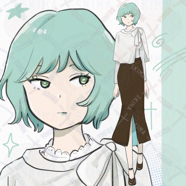 女性の立ち絵
