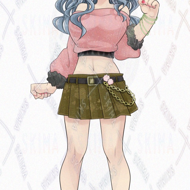 Image 8 of Gyaru Schoolgirl Outfits & Expressions Pack