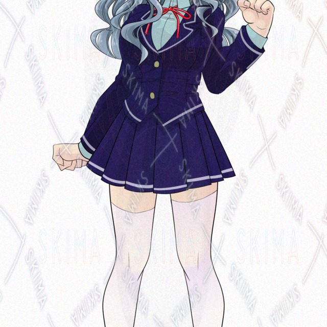 Image 2 of Gyaru Schoolgirl Outfits & Expressions Pack