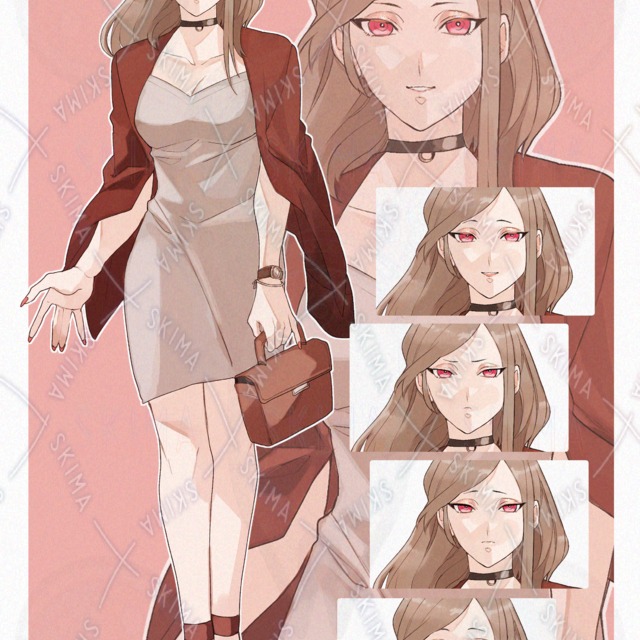 【全身立ち絵】若い女性