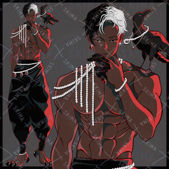 Adopt /カラス・宝石・男性