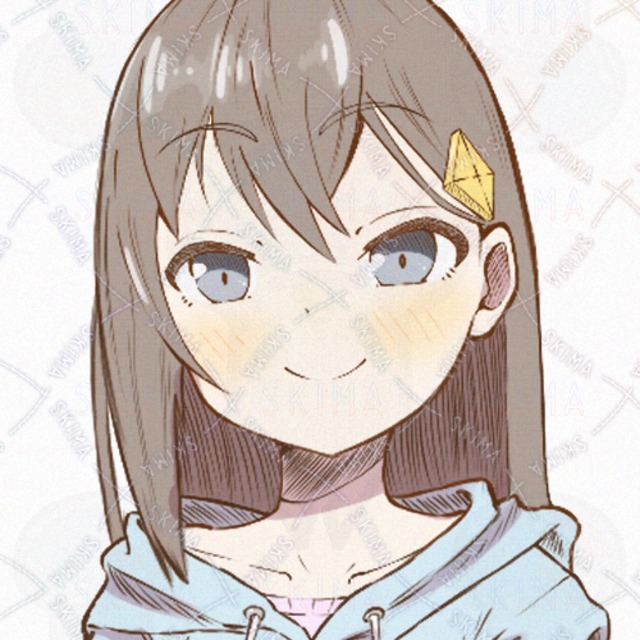 Image 4 of Long Black-Haired Girl Character Icon Set for Social Media