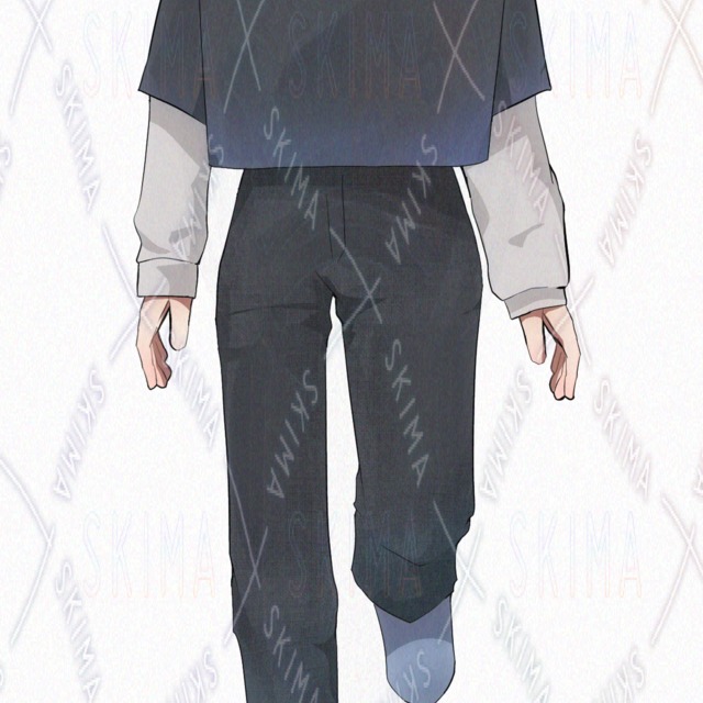 【立ち絵】男性 青髪の商品画像5枚目