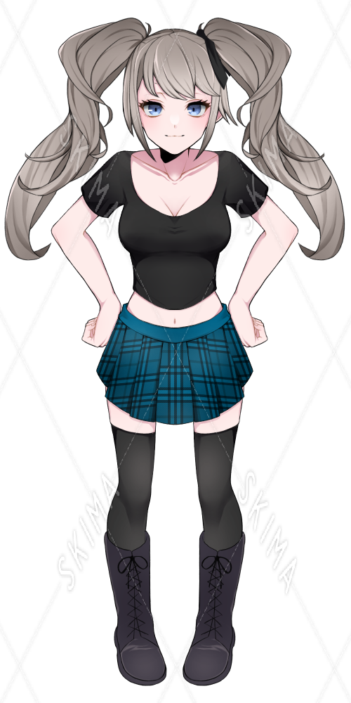 Adopt 03 女性キャラ 髪差分2種類 表情差分なし スキマ スキルのオーダーメイドマーケット Skima