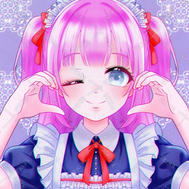 メイド女の子アイコン
