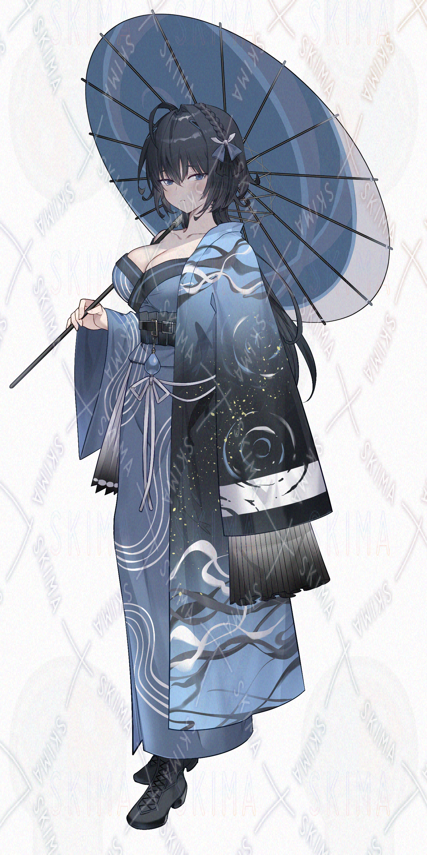 adopt54 傘をさした和風の女性 | SKIMA（スキマ）