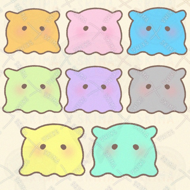 メンダコ（色違い8種）
