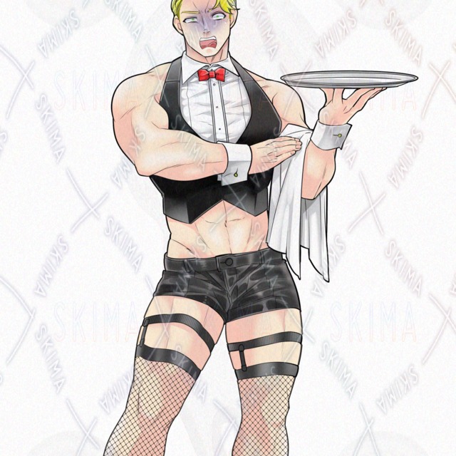 Cool Muscle Bunny ADOPT Character Art TRPG 10 Expressions 的商品圖片第 9 張