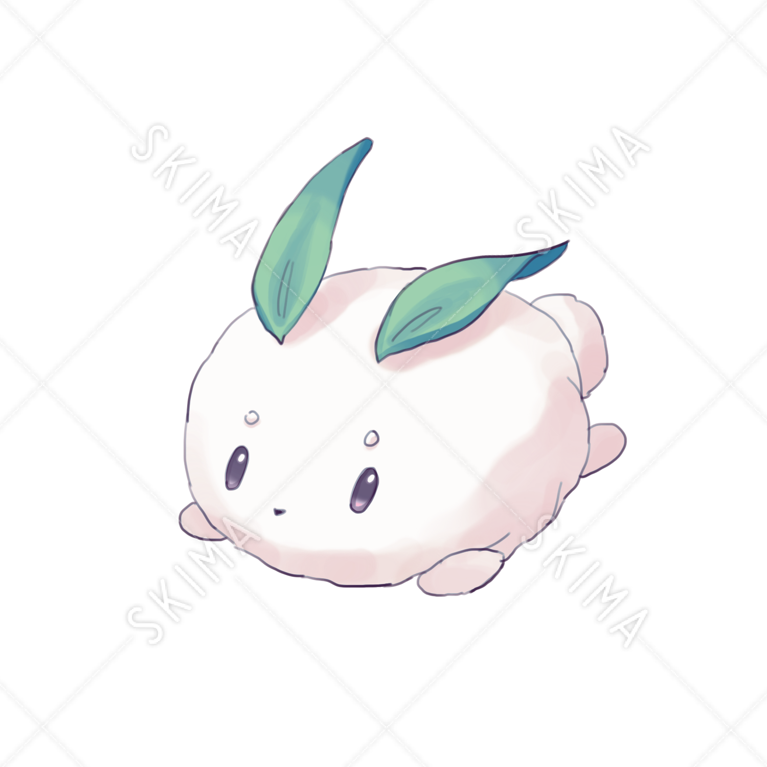 アイコン 立ち絵 もちふわ雪うさぎ 差分2種 スキマ スキルのオーダーメイドマーケット Skima