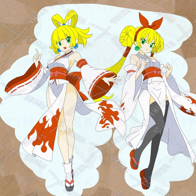 双子巫女（２キャラ）