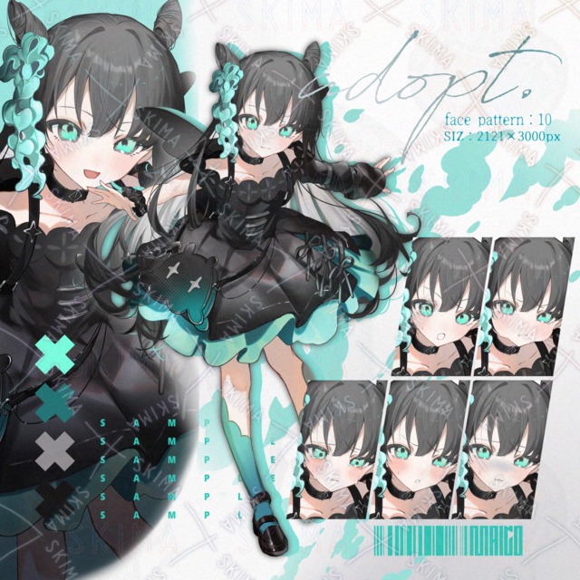【立ち絵】adopt29【表情10種】