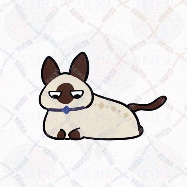 Diamond-Loving Siamese Cat (5 Expressions) 的商品圖片第 3 張