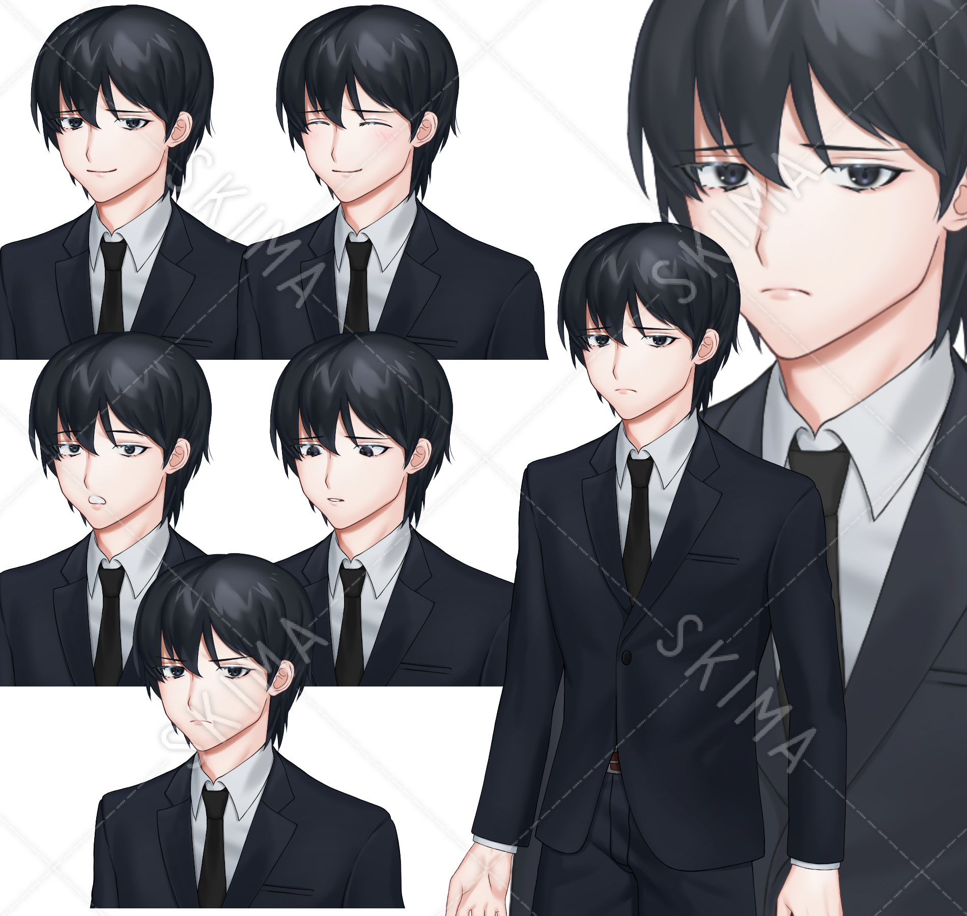 陰気そうなスーツの男性 スキマ スキルのオーダーメイドマーケット Skima