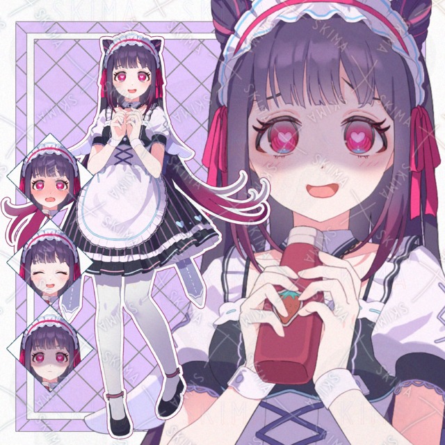 【️表情7種】ヤンデレメイド🔪いちごソースOFF可能