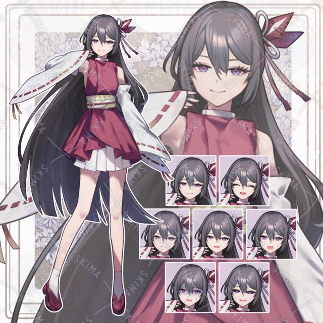 【表情7種】和ファンタジーな女の子