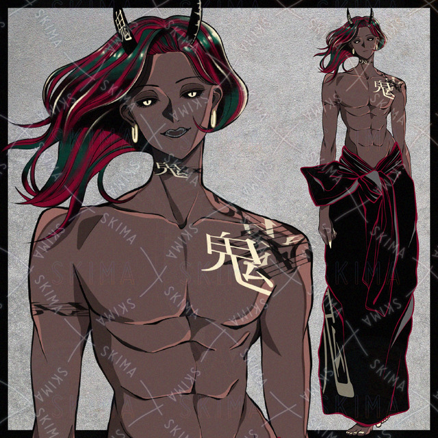 Adopt /褐色の男性・鬼